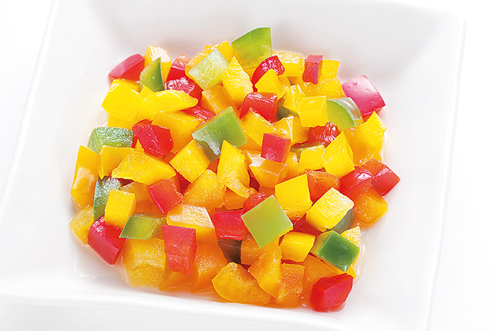 パプリカ 3色ミックス（ダイス） | 業務用食材通販｜飲食店・ホテル